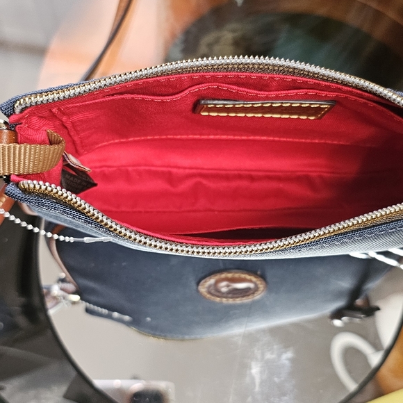 Dooney & Bourke Lexi Navy Nylon Crossbody Bag - Picture 14 of 16